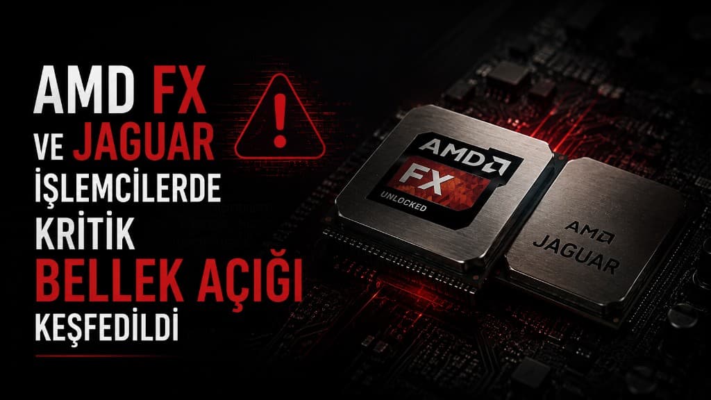 AMD Family 15h ve 16h işlemcileri etkileyen Skitter Creek Bath Salts bellek güvenlik açığı