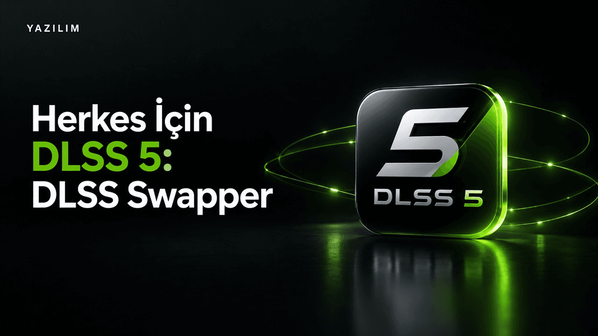 DLSS 5 Swapper oyun kütüphanesi ve tek tıkla DLSS 5 kurulum arayüzü