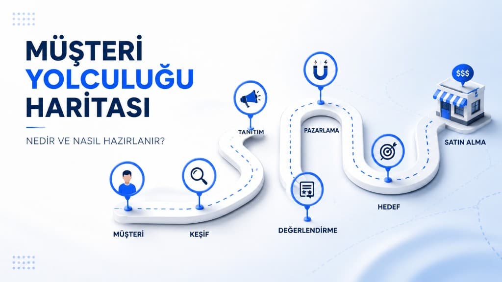 Bilgisayar ve elektronik sektörüne ait örnek müşteri yolculuğu haritası