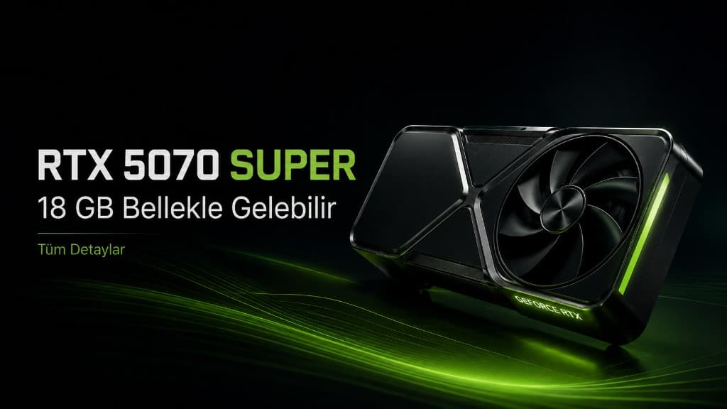 18 GB GDDR7 bellekle gelmesi beklenen NVIDIA GeForce RTX 5070 SUPER ekran kartı