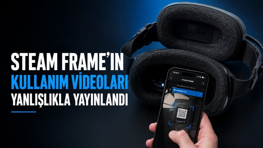 Valve Steam Frame VR başlığının kullanım, IPD ayarı ve ergonomik aksesuarlarını gösteren resmi eğitim videosu