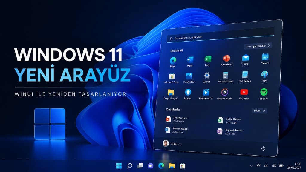 WinUI ile yenilenen Windows 11 Başlat menüsü ve Dosya Gezgini arayüzleri