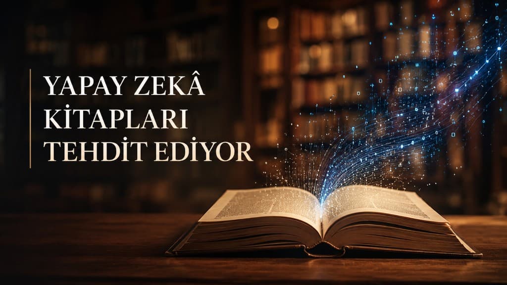 Yapay zekâ eğitimi için sırtı kesilerek dijitalleştirilen basılı kitaplar