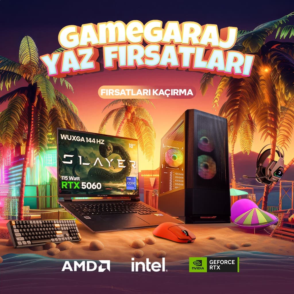 Game Garaj Yaz Fırsatları kampanya görseli — plaj temalı yaz fırsatları bannerı