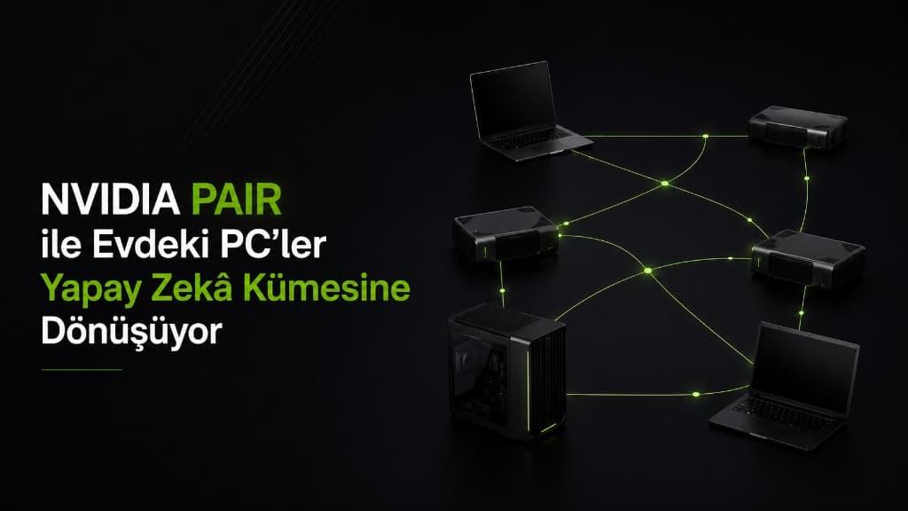 NVIDIA PAIR ile aynı ev ağındaki RTX PC, Mac ve DGX Spark sistemlerinin yerel yapay zekâ görevleri için bir araya getirilmesi