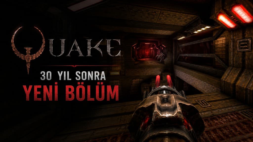 Quake’in 30. yılı için yayınlanan Dawn of the Machine yeni bölümünden oyun görüntüsü